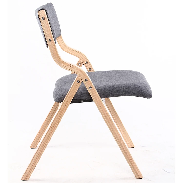 
Japanese Wooden Folding Veranda Visitor Camping Korea Dining Room Bentwood Bent Plywood Foldable Chair 