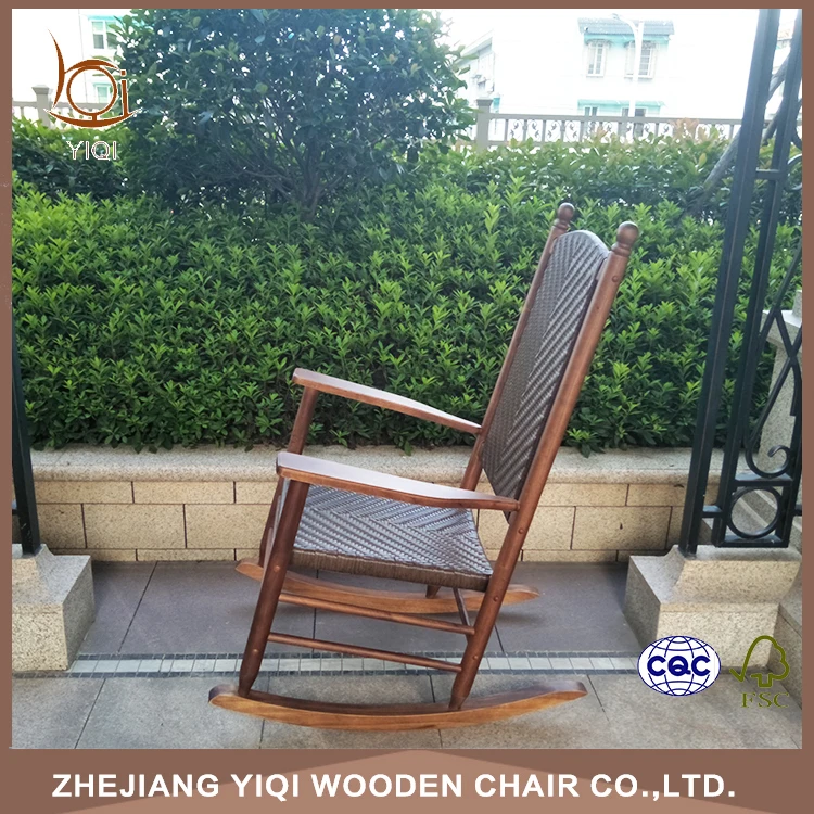 
Unfinished KD Antique Wicker Rocking Chair 