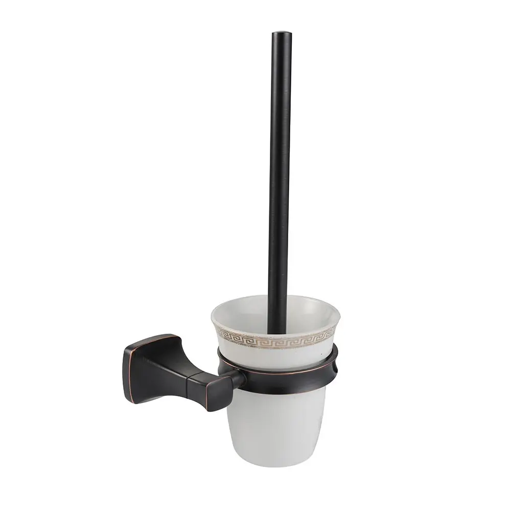 Black Oil rubber Bronze  Metal 6 Pieces Bathroom Accessories Set Stainless Steel Zinc Bathroom Hardware Accessory Set Towel Rack