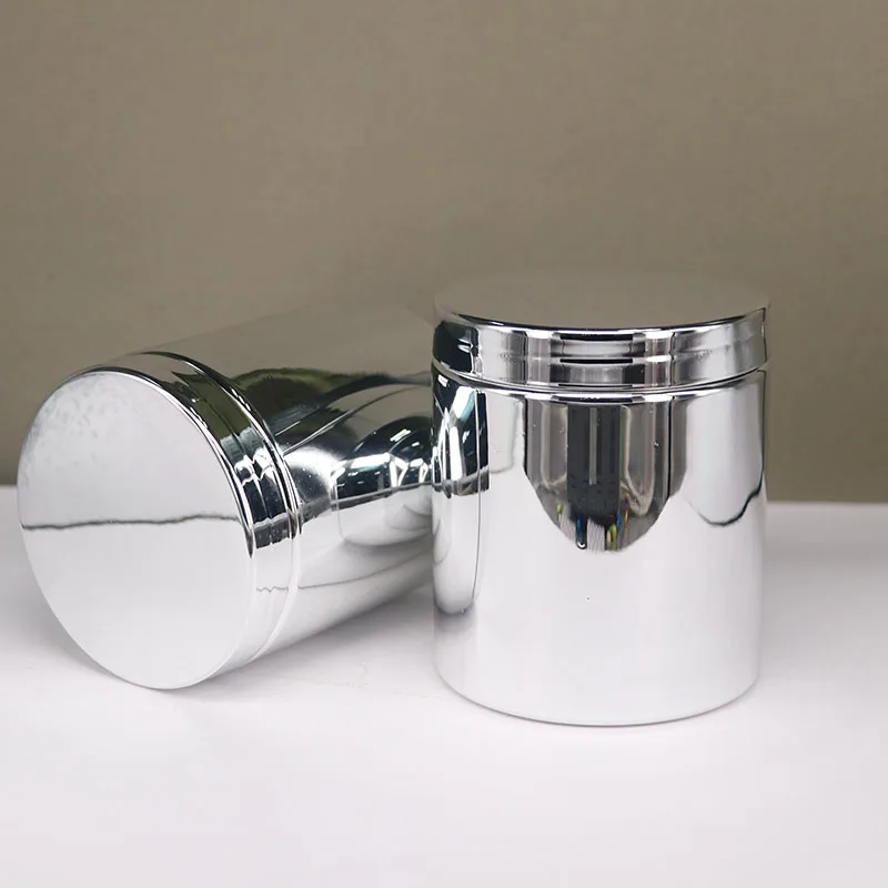 Plastic Protein Container Storage Pet food Round Jar wide mouth plastic jars