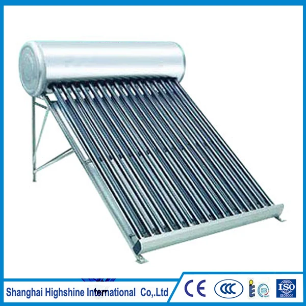 Free sample food grade silicon rubber hose pipe nonpressure all stainless steel solar water heater