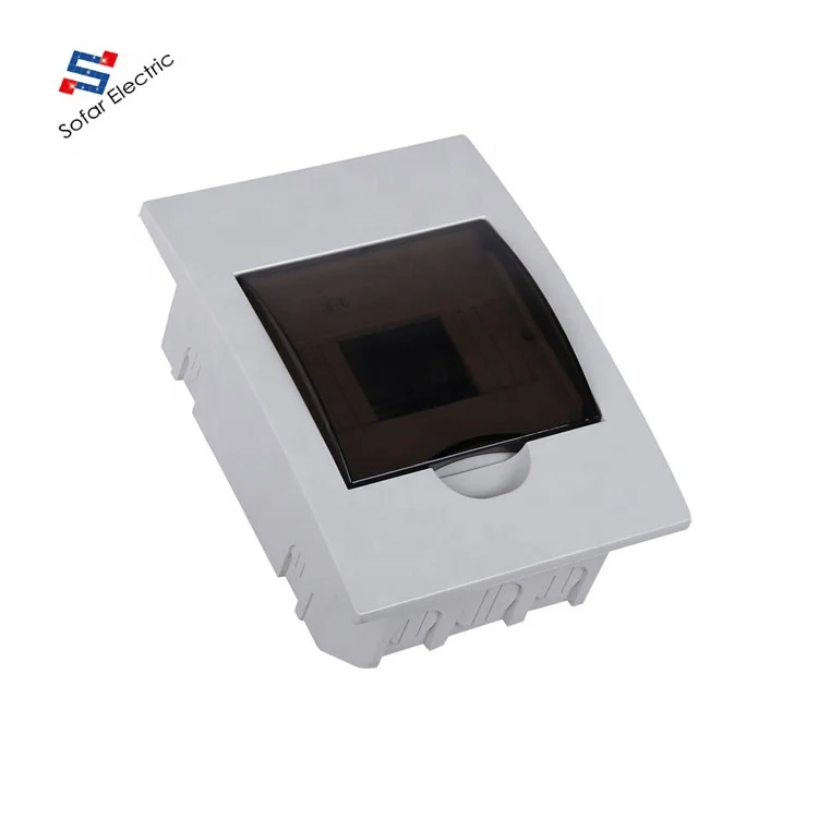 TSM 6 Ways Recessed Type of Plastic Electrical MCB Distribution Box