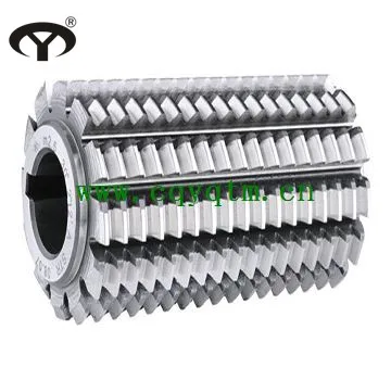 HSS m2 Module DP Involute Spline Hob Cutter with double starts