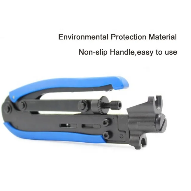 cable install using wire tensioning tool wire stripping tool