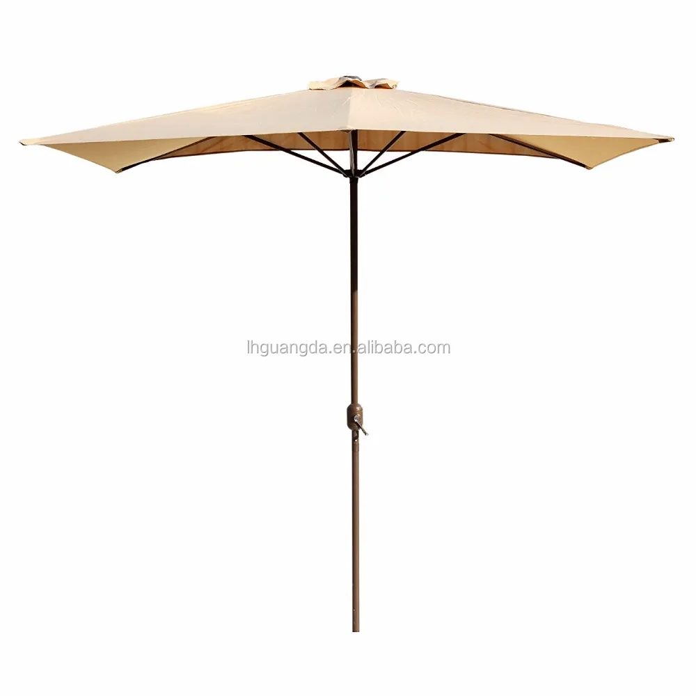 
side Small patio furniture half round shape balcony umbrella outdoor parasol 