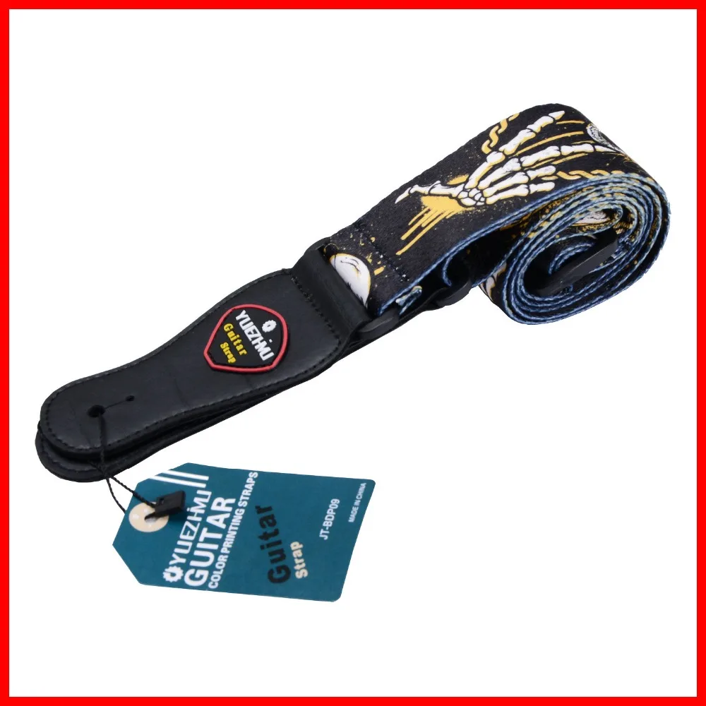 JT-BDP09 персонализировать оптовая продажа длинный гитарный ремень для музыкального инструмента