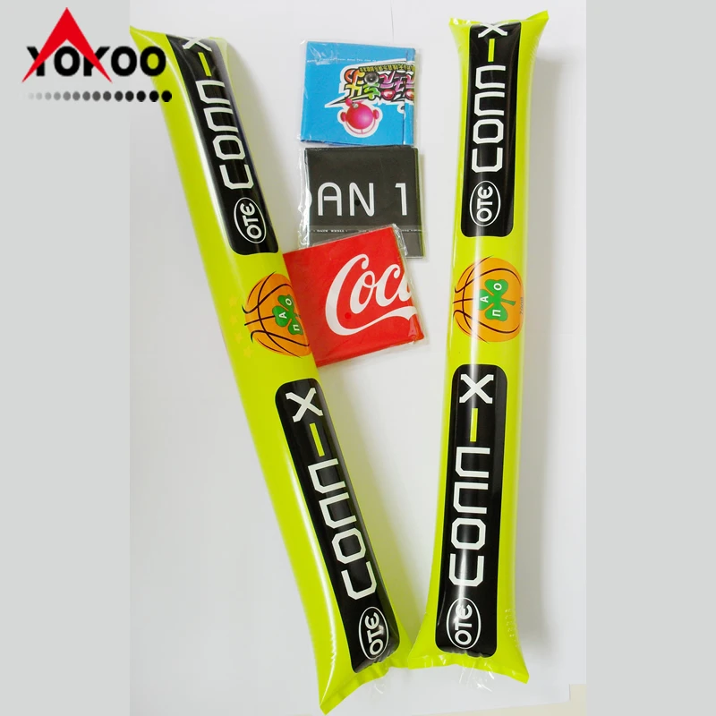 
inflatable bam bam sticks, cheering banger stick, bangbang stick 