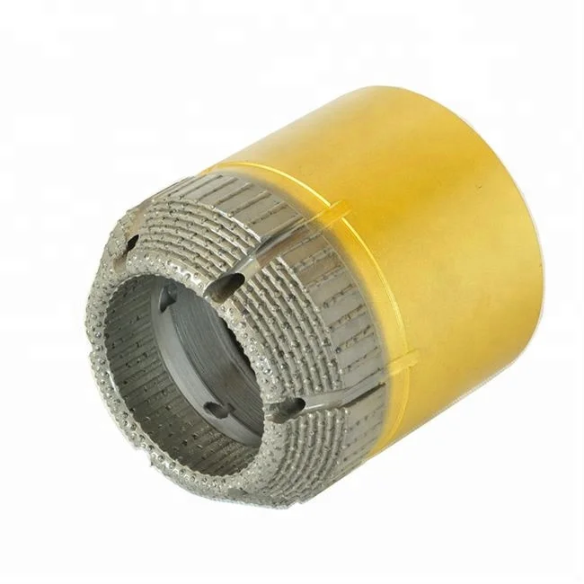 
 BQ NQ HQ PQ Surface Set Natural Diamond Core Drill Bit  