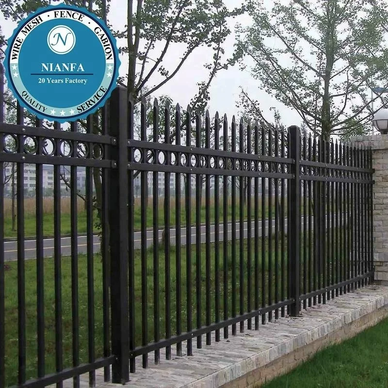 wrought garden iron fence