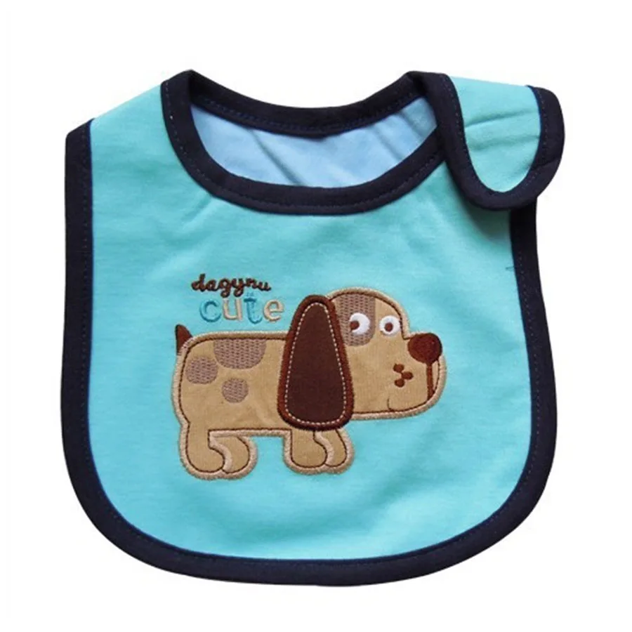 2017 фабрики Китая напрямую Удобная животных форма хлопка бандана детские нагрудники моющийся