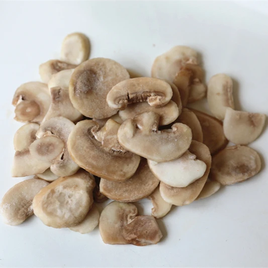
2020 New Crop Wholesale Top Grade Thickness 4 - 6 mm IQF Frozen Champignon Mushroom Slices 