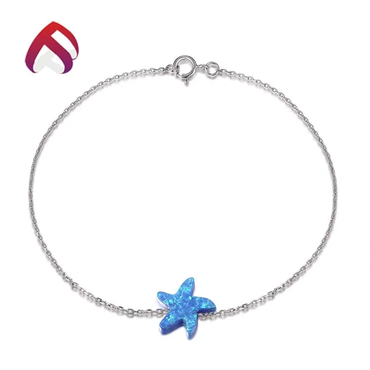 Best selling 7x11mm moon shape kyocera synthetic opal loose charms for buyers