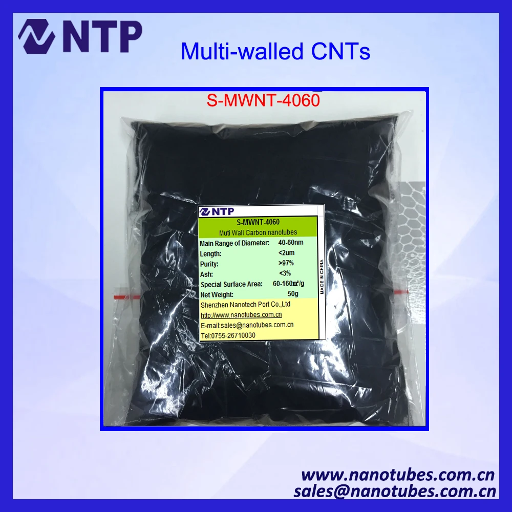 S-MWNT-4060 OEM оптовая multi-стеной углеродных нанотрубок в другие химические вещества для батареи