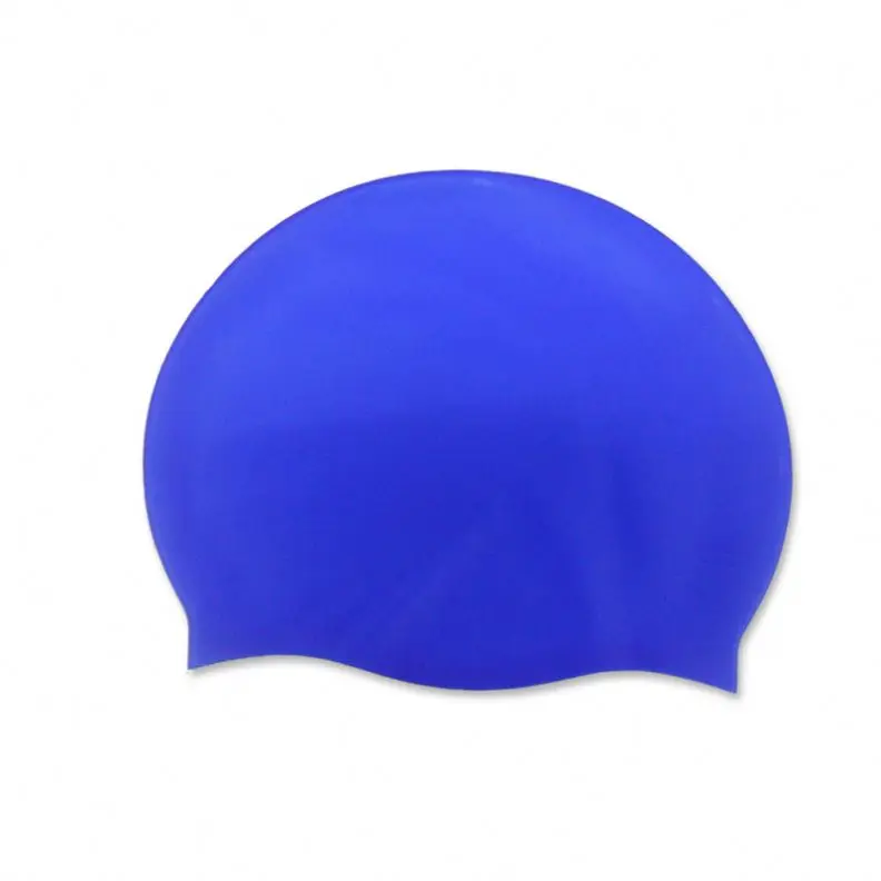 High Elasticity  Silicone Swimming Cap For Long Hair Packaging