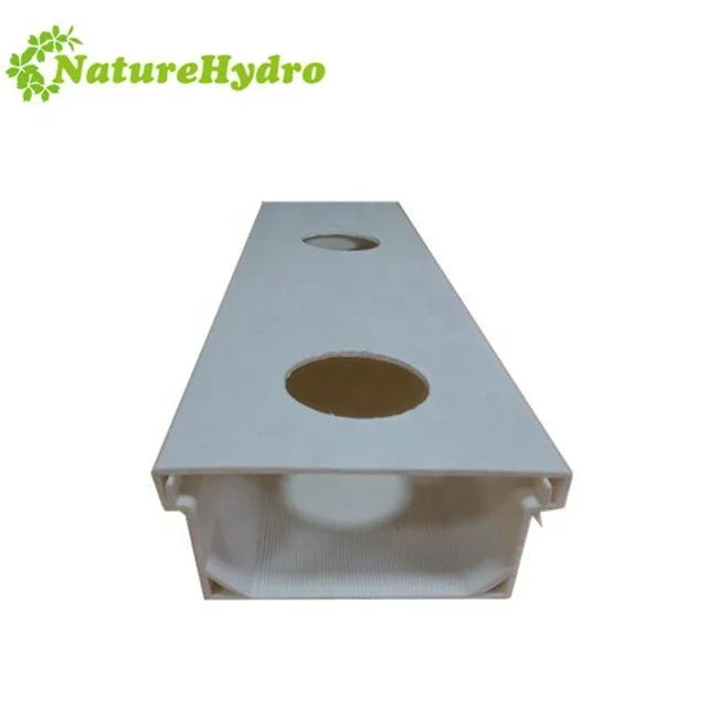 
Vertical hydroponics nft pvc pipe nft channel hydroponic gully system for lettuce 