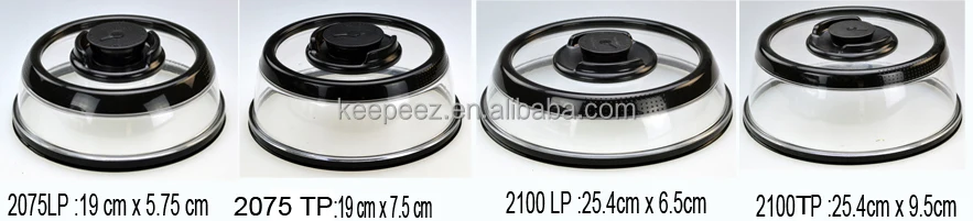 Press and Fresh plate topper /vacuum food sealer lid qvc tv hot products/ innovative gift set