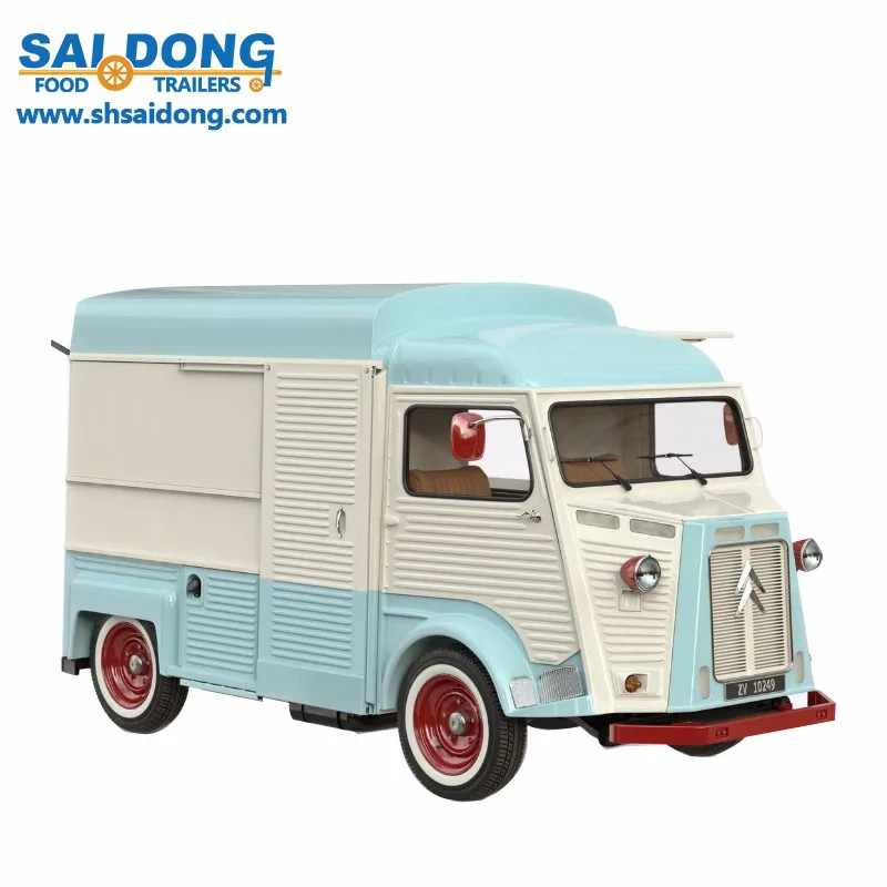 Citroen price mobile hot dog cart food trailer with big wheels