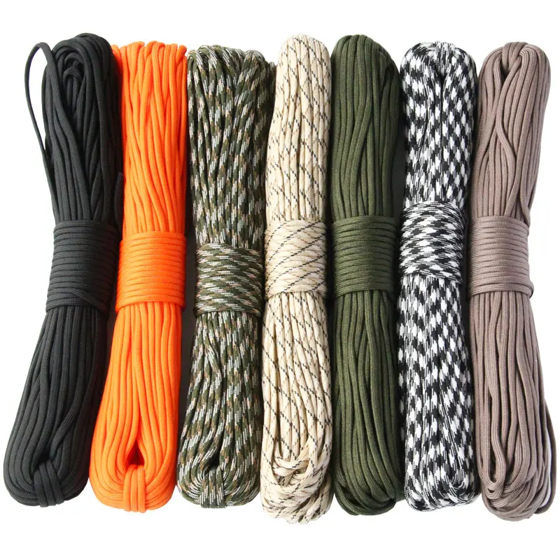 100 Feet 31 Meter Nylon Rope Lanyard 7 Strand Type Outdoor Camping Rope