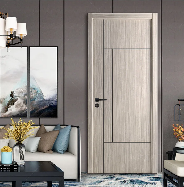 Cerarock PVC MDFwood door, PVC plastic interior door