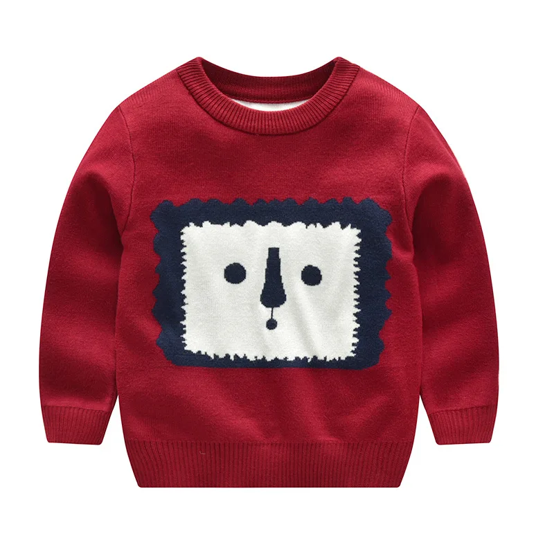 
Children little monsters cartoon kids clothing custom knit baby boys sweater making machine 