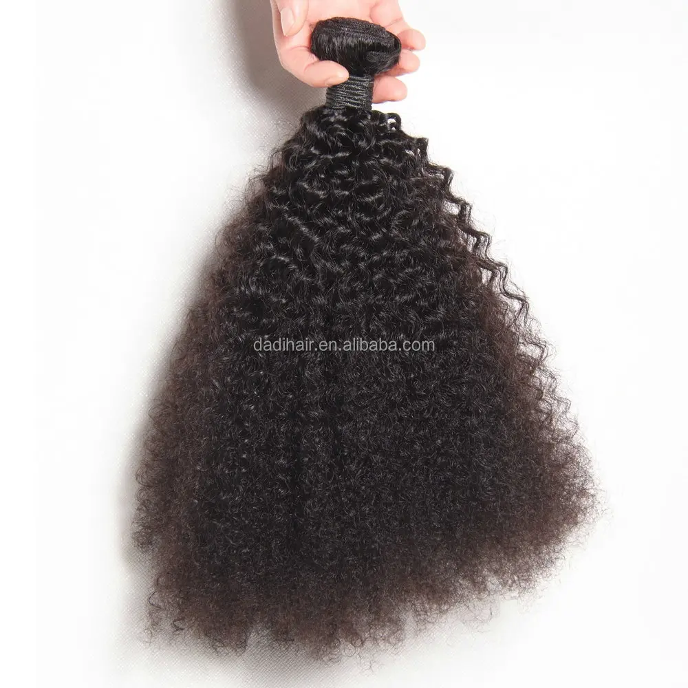 wholesale 7A 8A 9A Grade Large Stock Brazilian Virgin Human Hair Weave Bundles Afro Kinky Curly Hair in xuchang factory