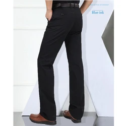 Мужские повседневные брюки цвета хаки прямые деловые брюки большого размера в наличии Бежевая Одежда для отца хлопковые брюки с высокой талией оптовая продажа дешево