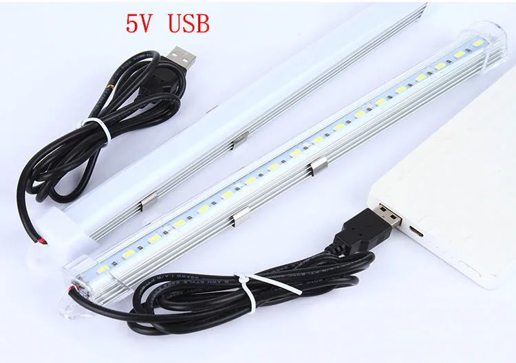 Жесткая светодиодная лампа-полоса 35 см 5 В USB