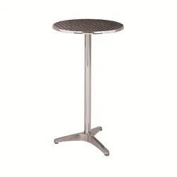 Outdoor stainless steel folding high  bar cocktail table