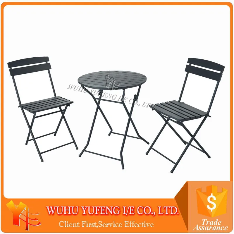 Aluminium table with folding mechanism MDF top