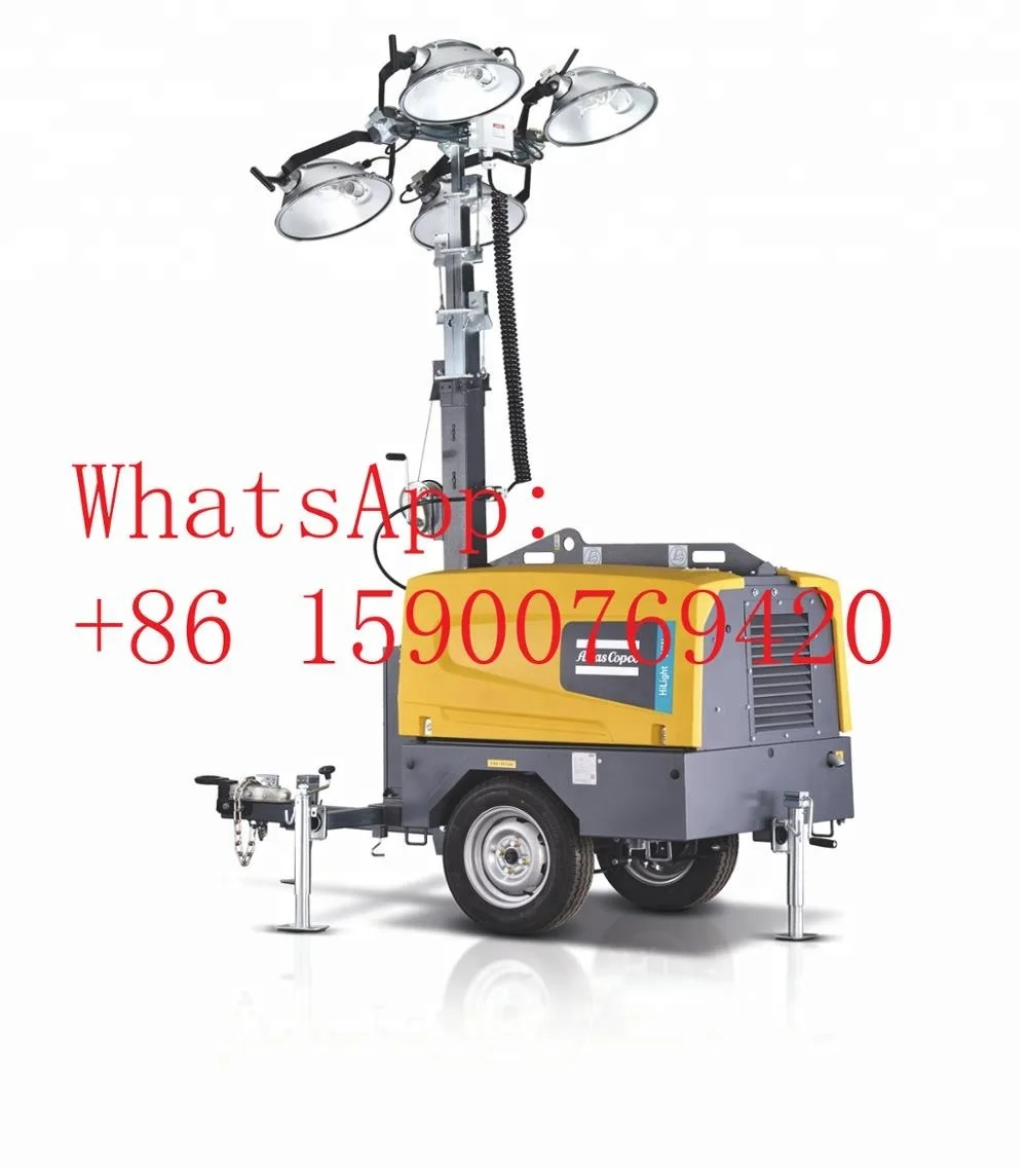 Металлическая галогенная башня Atlas copco V4W