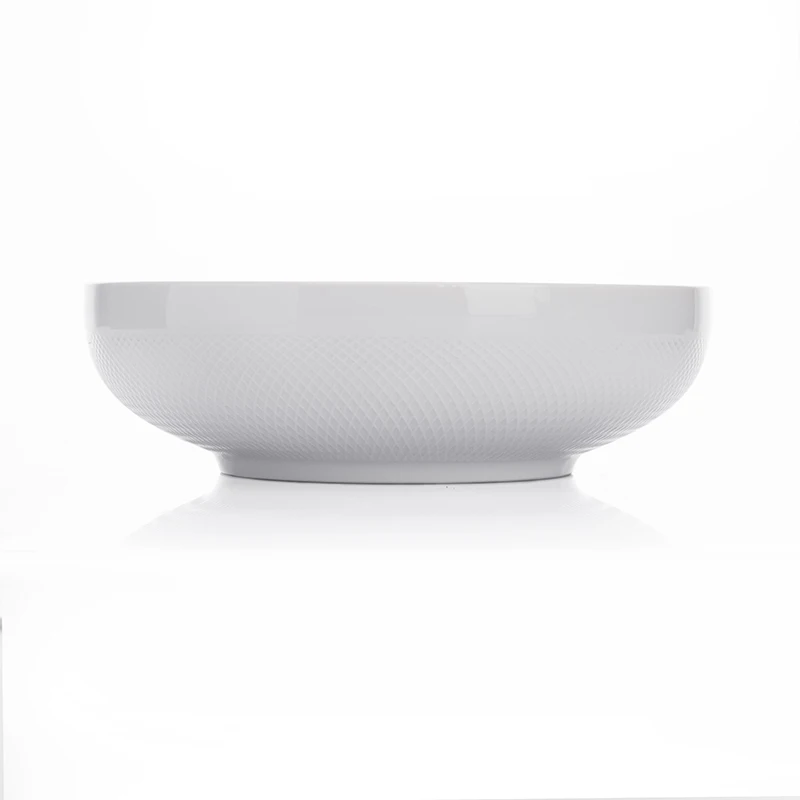 2019 New Products White Porcelain Banquet Cheap Ceramic Bowl, European Style Ceramic Bowl, Restaurant Salad Bowl