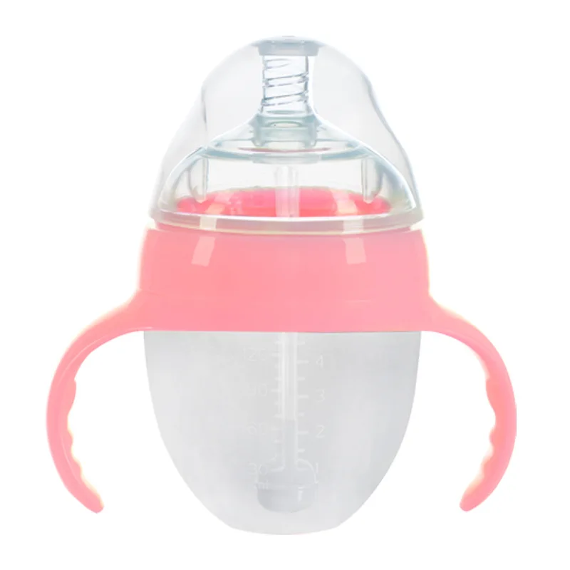 BPA Free 250ml &150ml Food Grade Silicone Biberon Baby Bottle Nursing Bottle feeding bottle