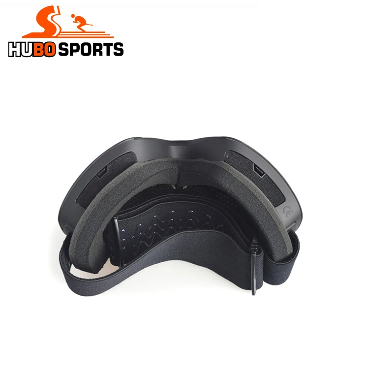 HUBO 193A mirror lens ski goggle anti fog snow goggles myopia CE certificate designer ski goggles
