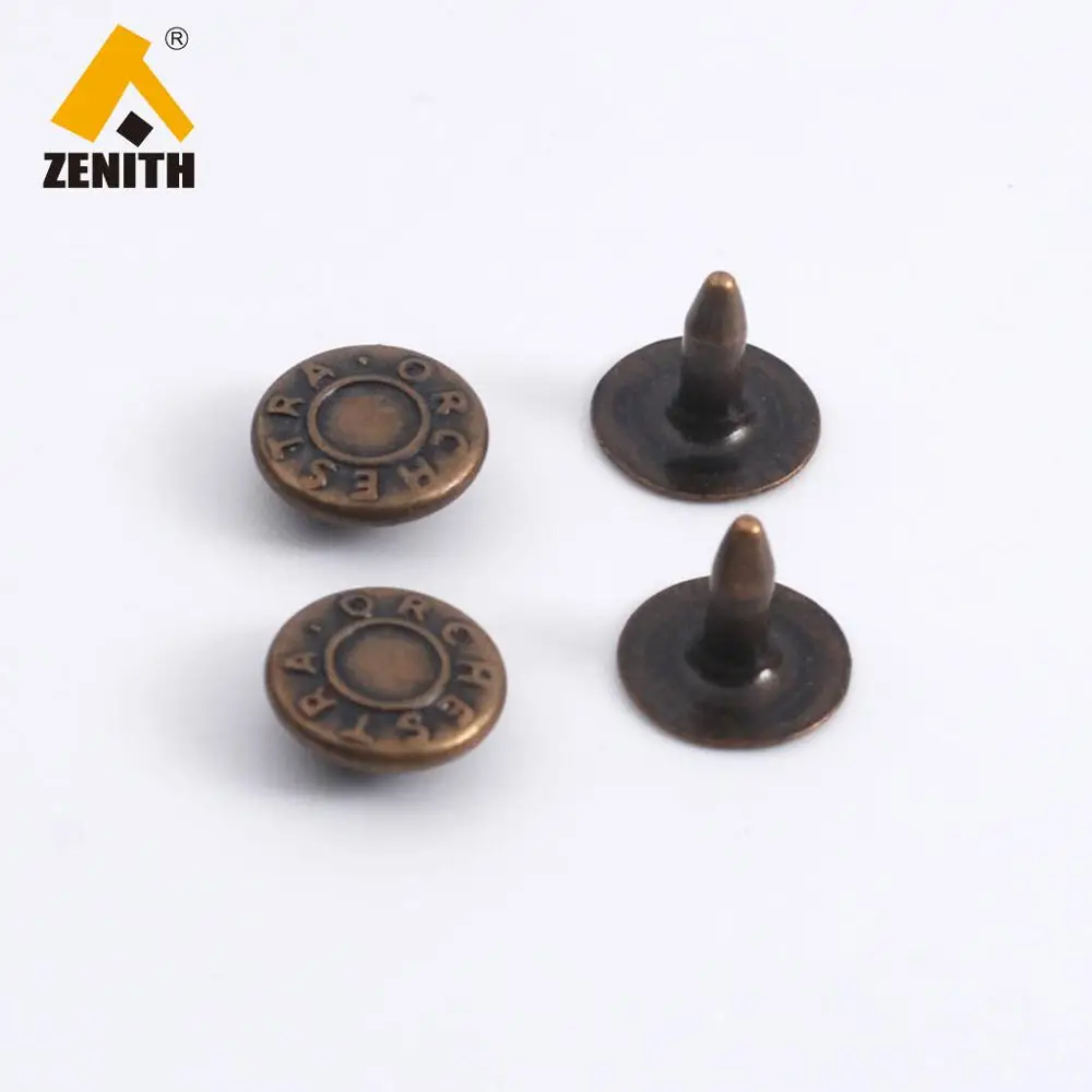 BM10410 10415 Custom Logo Rivet Button jeans buttons and rivets