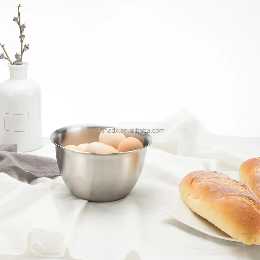 6 шт. Штабелируемая миска для смешивания из нержавеющей стали