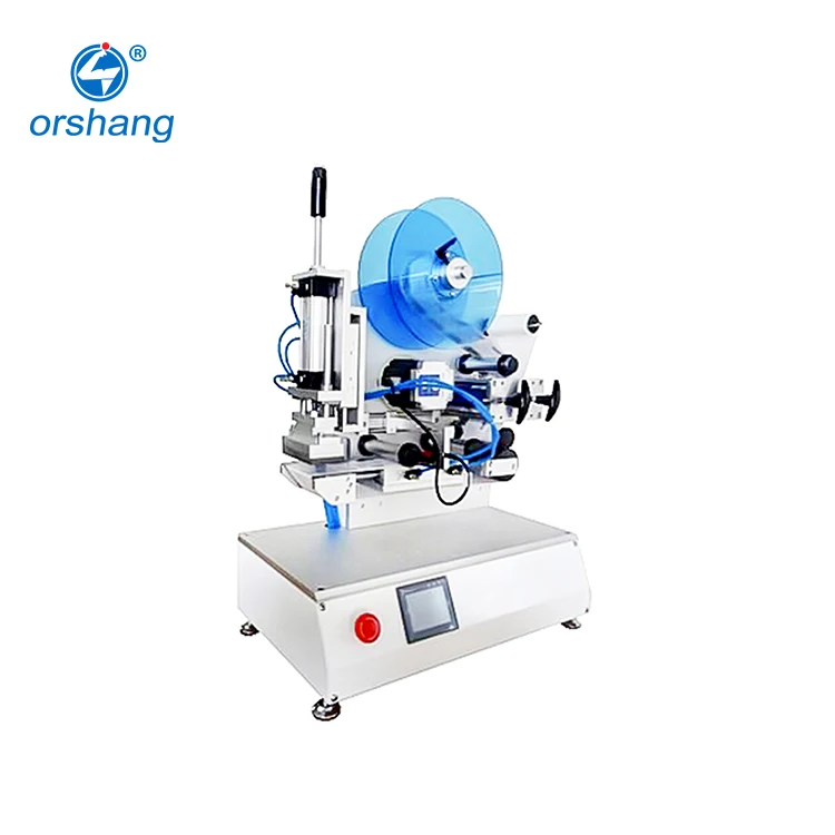 Semi Automatic High Precision Flat Labeling Machine Case Packaging Type for Electronic Products 20mm~180mm 20mm~200mm 10mm~60mm