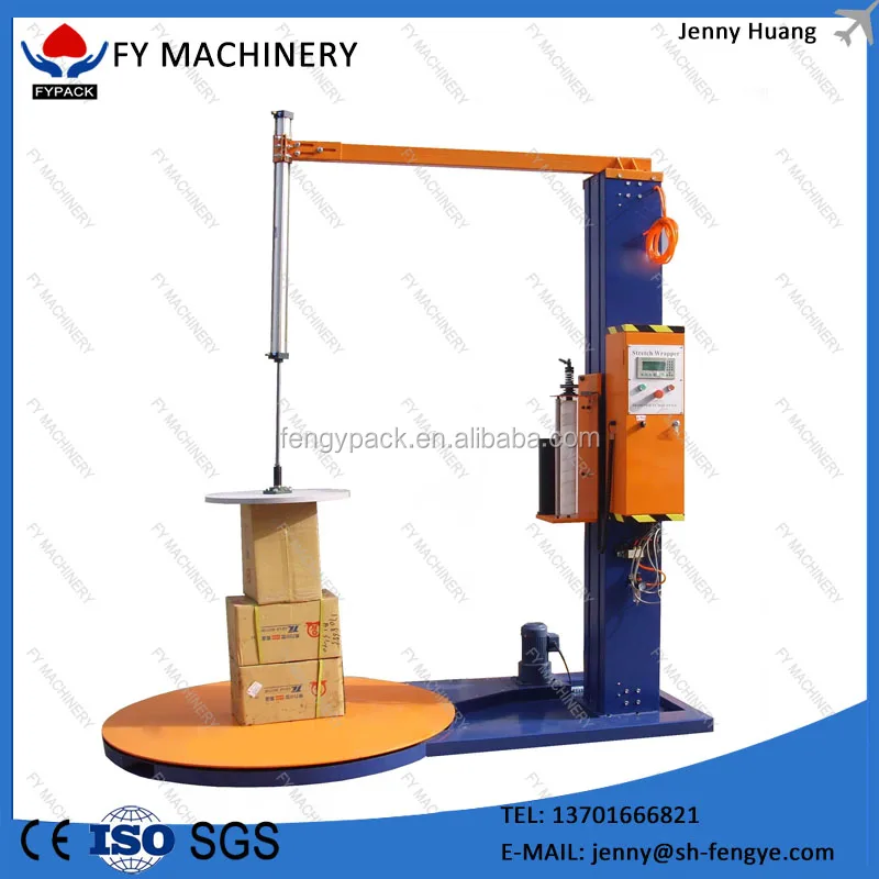 Pallet stretch wrapping machine