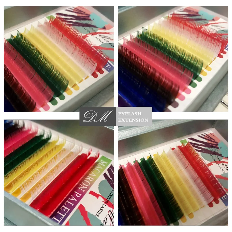 Wholesale pbt material eyelash extensions korean pbt lashes extension filaments