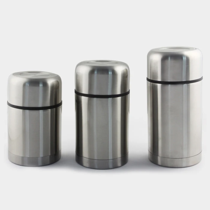 
vacuum insulated stainless steel double walls classical style food jar 