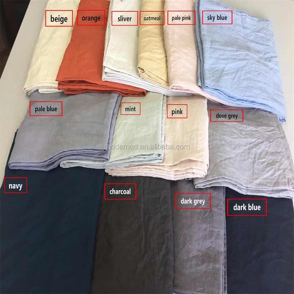 Factory Manufacture French Linen Various Soft Girls Bedding Set Safe And Healthy  Linen Bedding Set