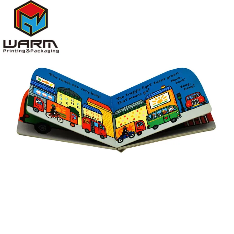 Custom Children Story Board Books Hardcover Printing Coloring Book