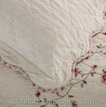 
Comfortable Bed Polyester Filled quilted fabrics wholesale 