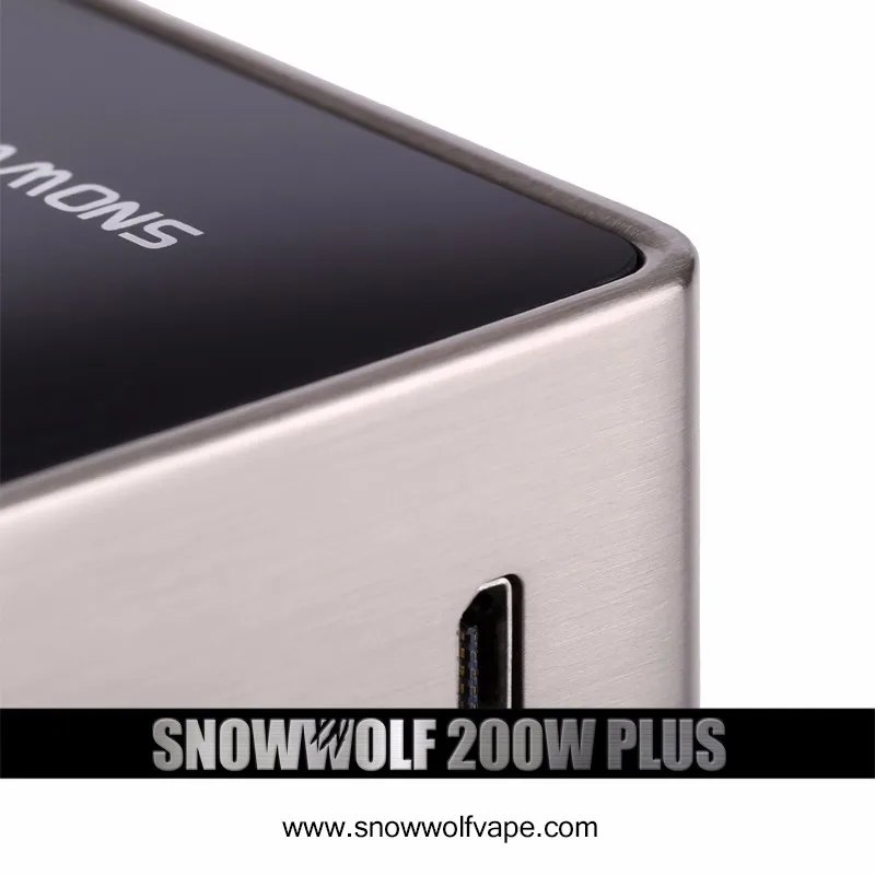  Лучшее устройство для курения пара Snowwolf 200 Вт Plus с сенсорным экраном до 235