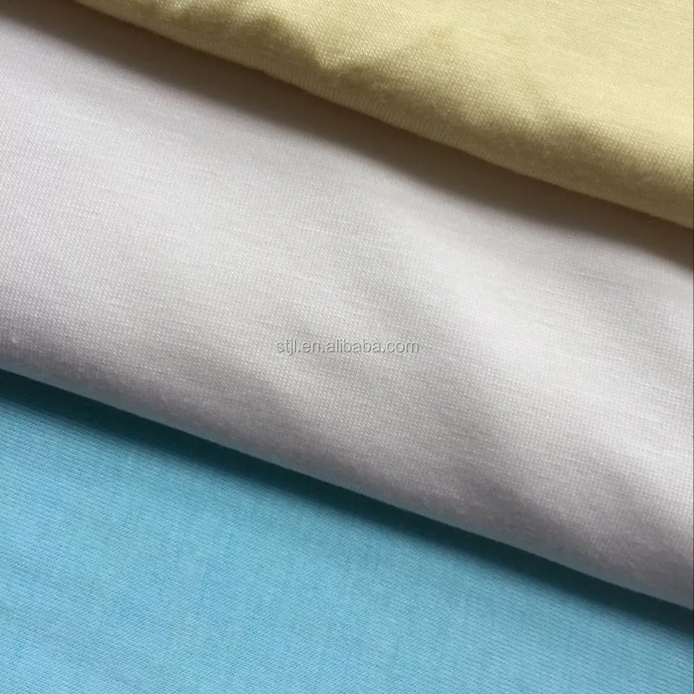 T-shirt use bamboo spandex fabric wholesale super soft bamboo fabric for sleepwear panties