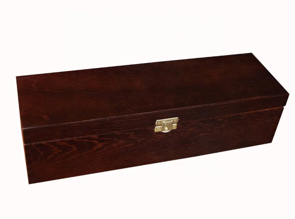 Support custom size printing double-bottled Single bottle  black blue  solid wood red wine box