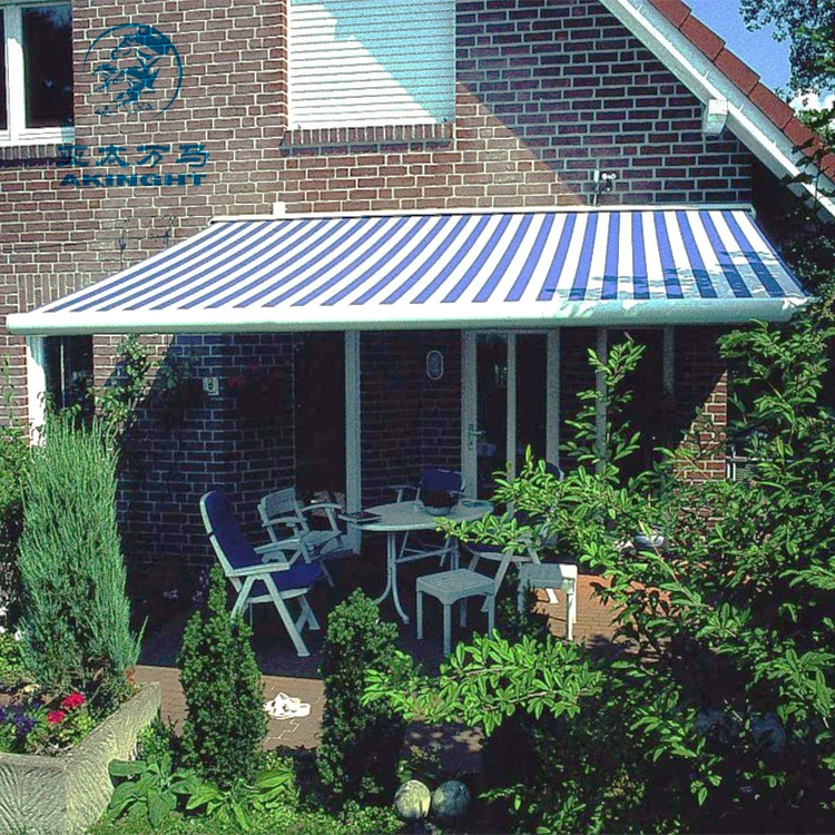 Hotsale outdoor  sunshade motorized  retractable full cassette awning