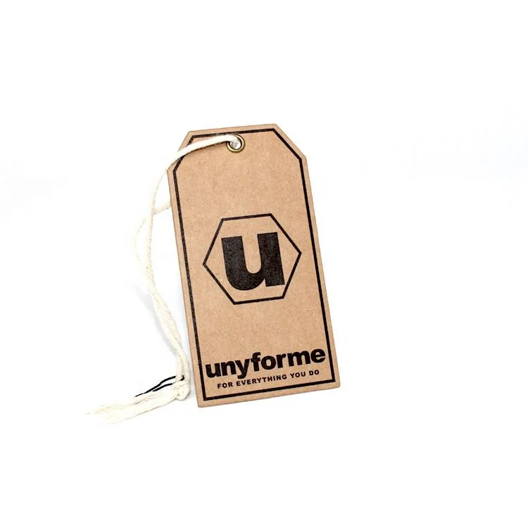 Qingdao vintage hang tag, kraft swing tag, antique style tags