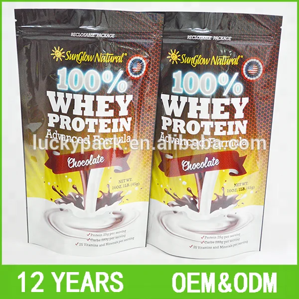 Hot Sell Factory Price Whey Protein Bag Powder Food Packaging