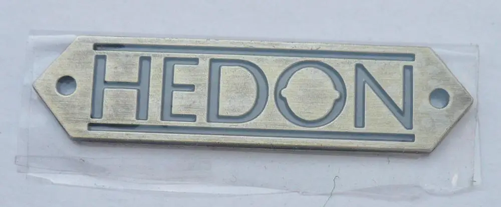 3M glue letters HEDON engraved car emblem badges,custom car emblem badges,badge custom