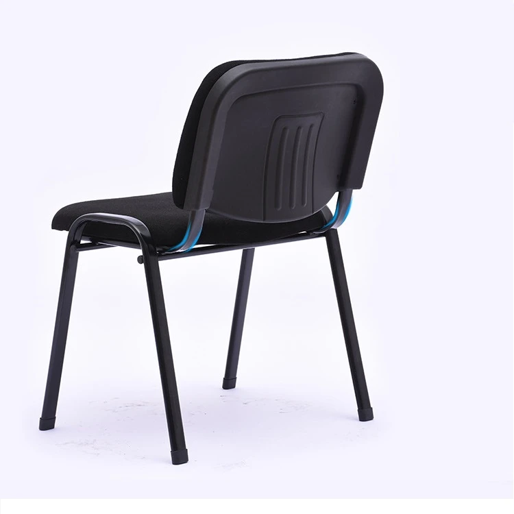 Wholesale Seat Office Meeting Stackable Conference Room Visitor Training Waiting Plastic Chair With Steel Leg Without Tyre